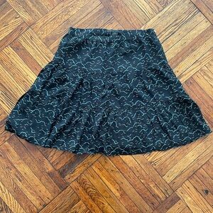 Marc Jacobs Black and Blue Mini Skirt